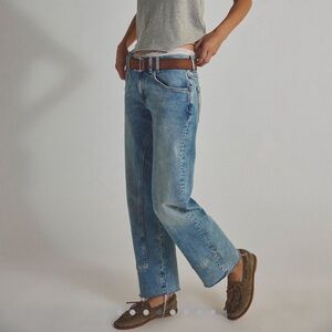 We The Free Light Blue Straight Leg Jeans